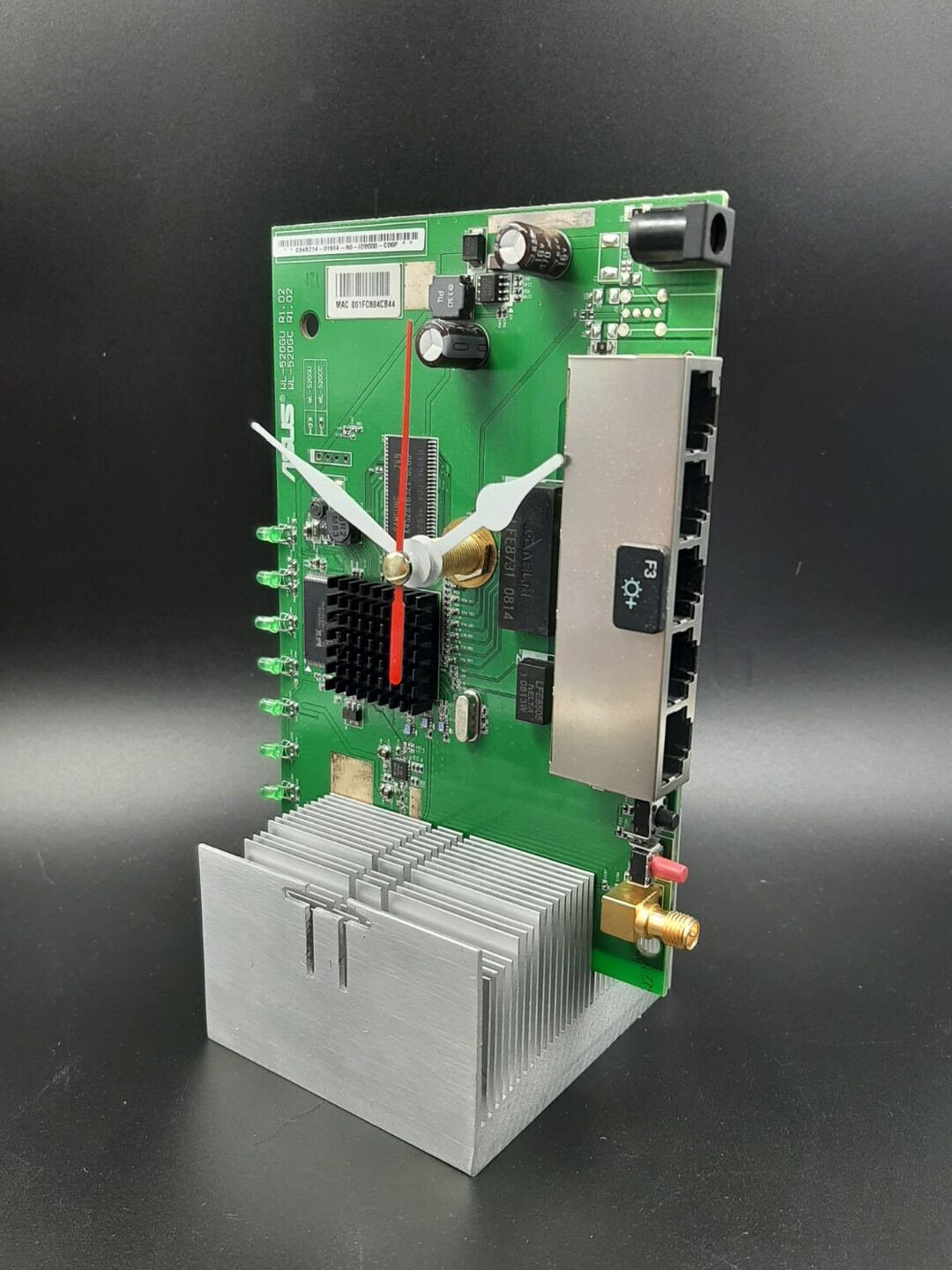 Computer Clock Secondary Computer Board Gift Geek Handmade - Etsy