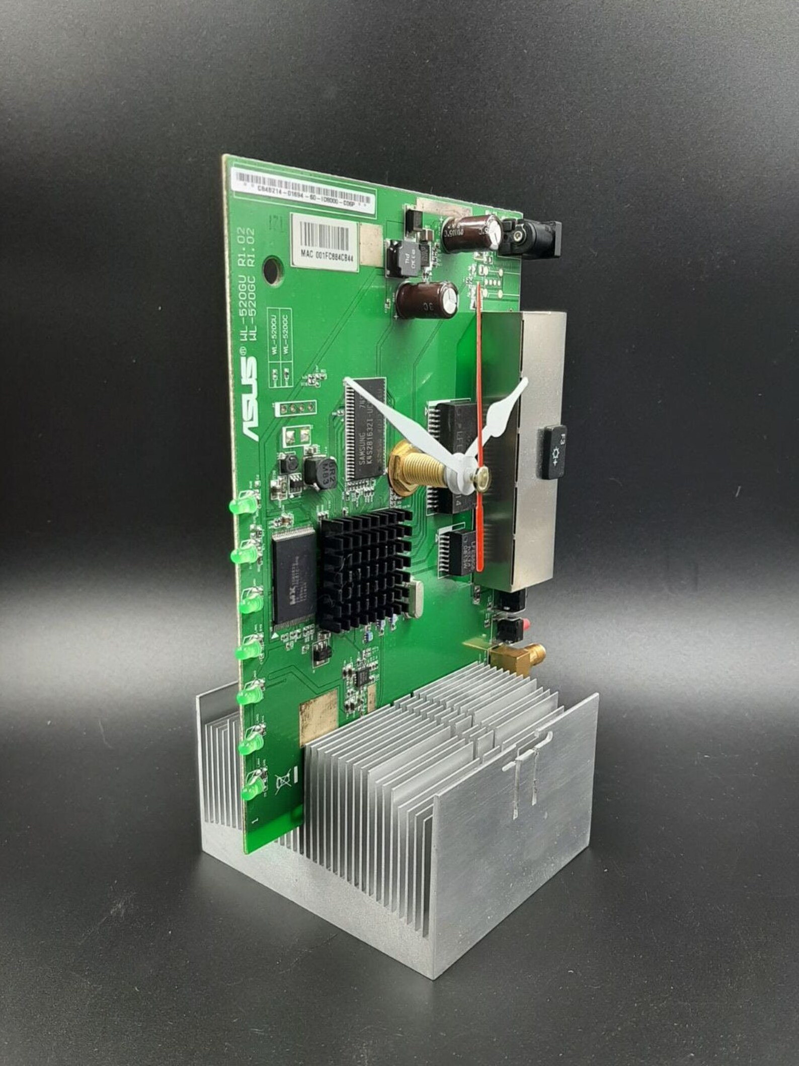 Computer Clock Secondary Computer Board Gift Geek Handmade - Etsy