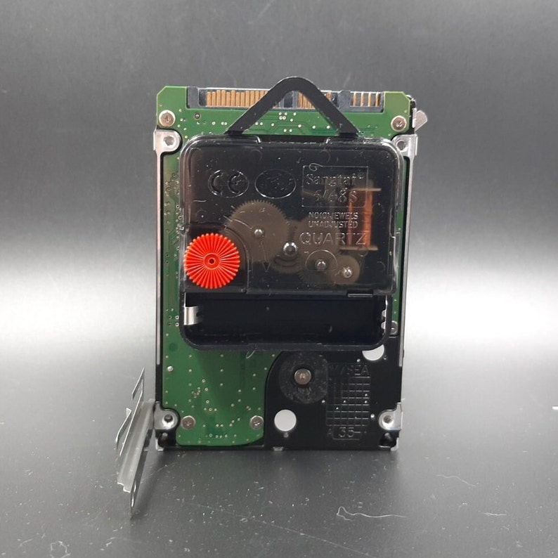 Hard Drive Clock Floppy Disk Unique Desk Clock Computer Etsy