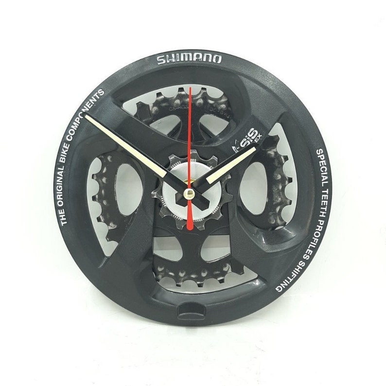 Bike wall clock Bike gear clock Gift for cyclist gift for Etsy