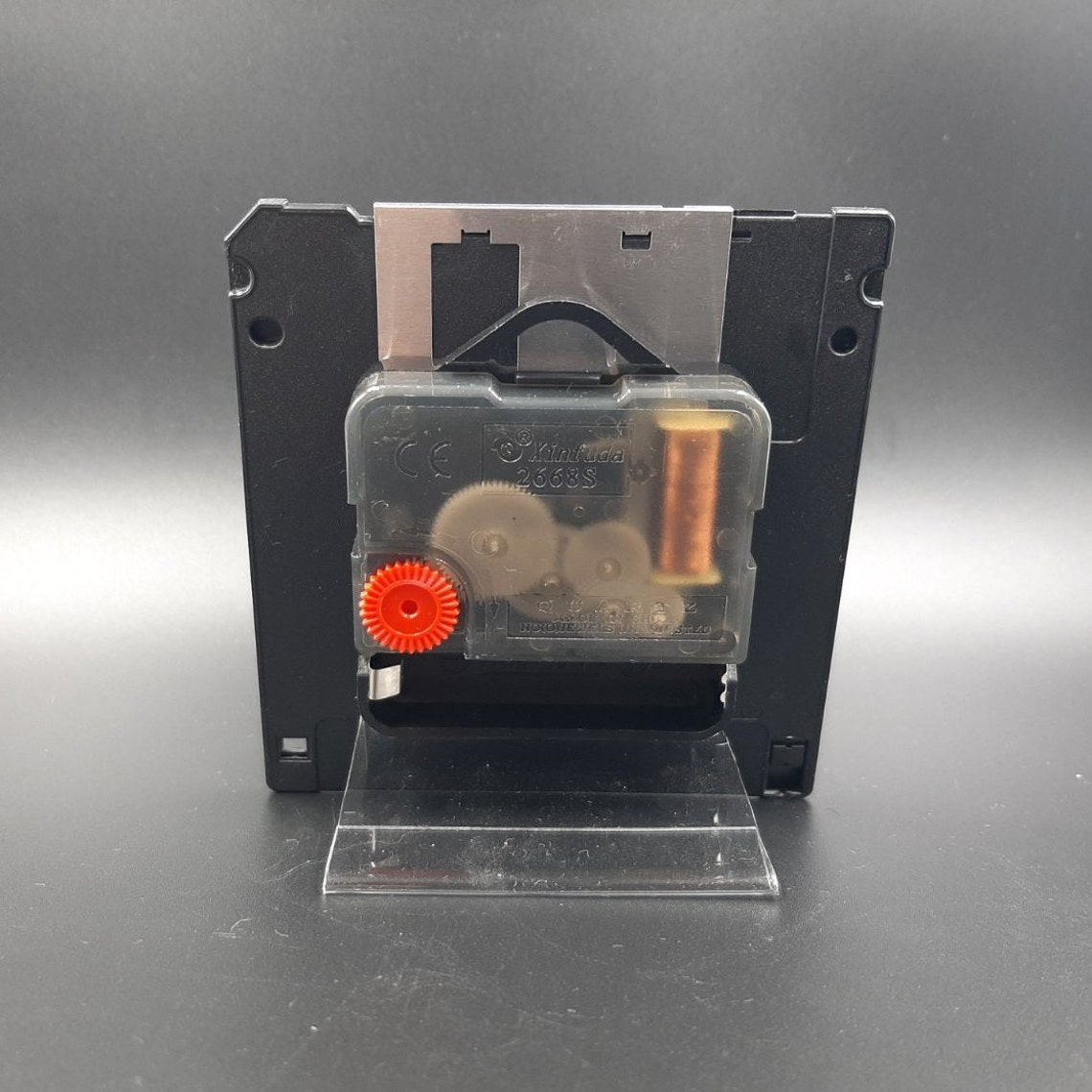 Floppy Disk Clock Hard Drive Office Desk Accessory Handmade Etsy