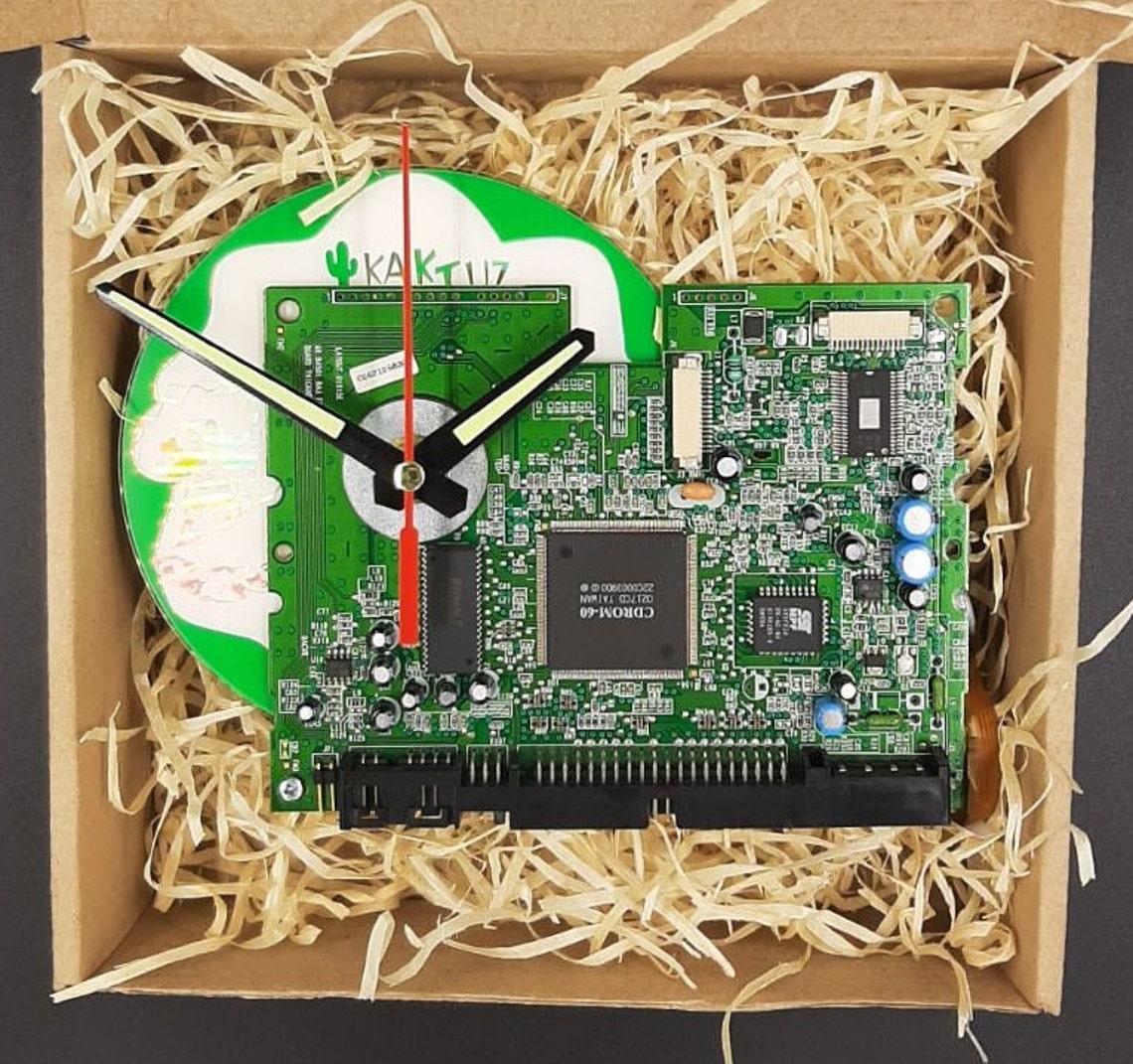 Gift for Geek Computer Clock Office Desk Accessory Unique Etsy