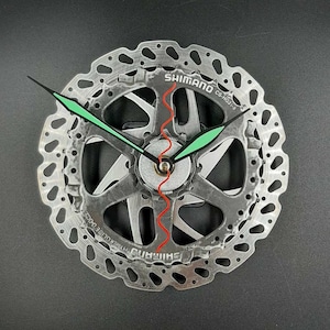 Steampunk wall clock, Recycle bike part, Gift for cyclist, Bicycle clock, Bike gear clock, Handmade clock, Cycle wall clock, Gift for man
