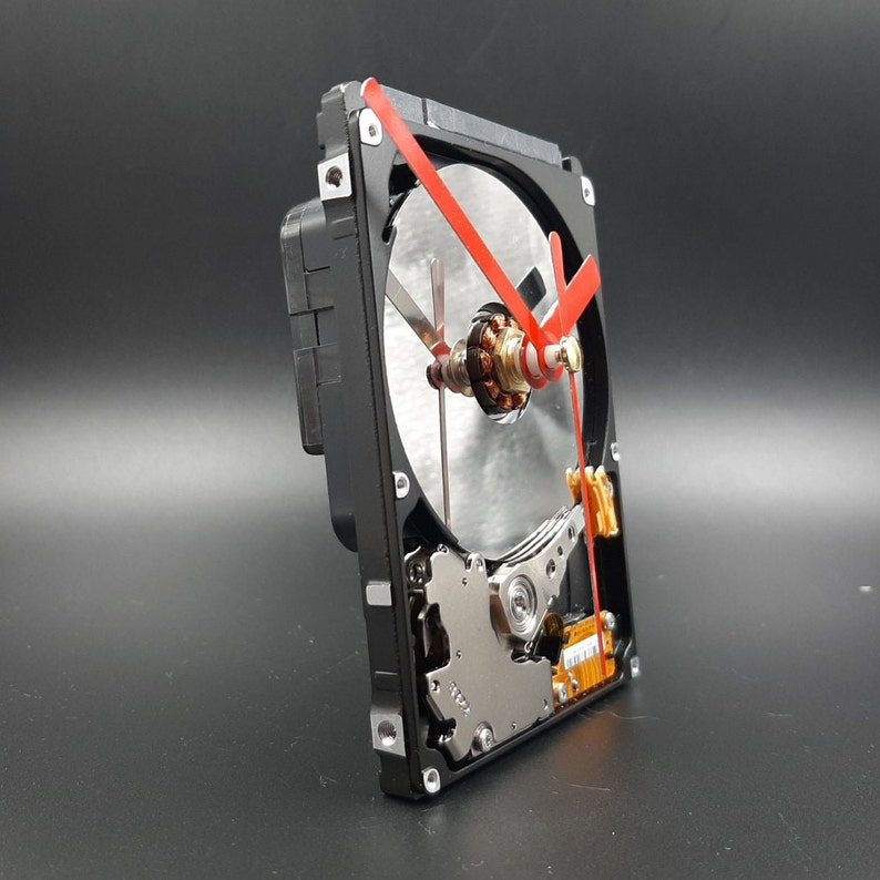 Hard Drive Clock Floppy Disk Unique Desk Clock Computer Etsy