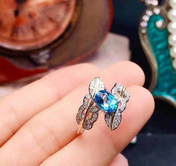 Etsy topaz ring deals
