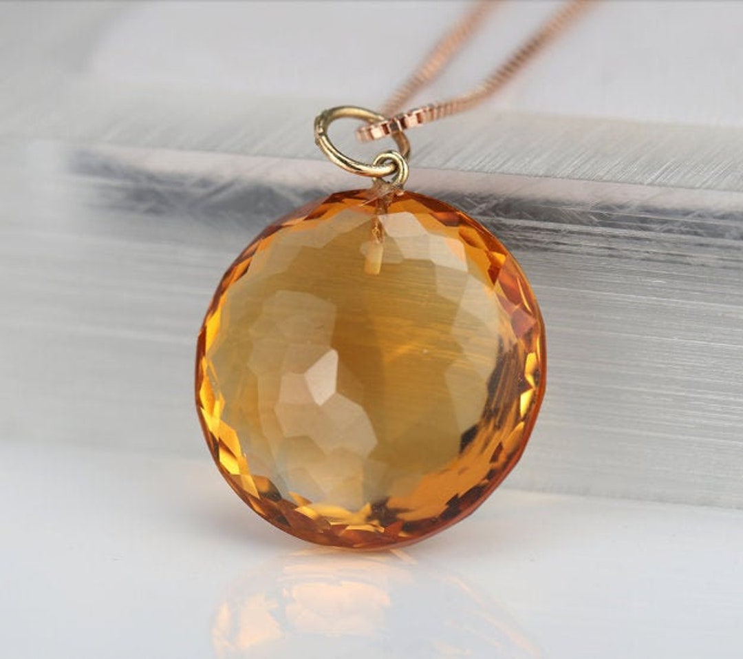PATANG One Eye Citrine Pendant (without chain)
