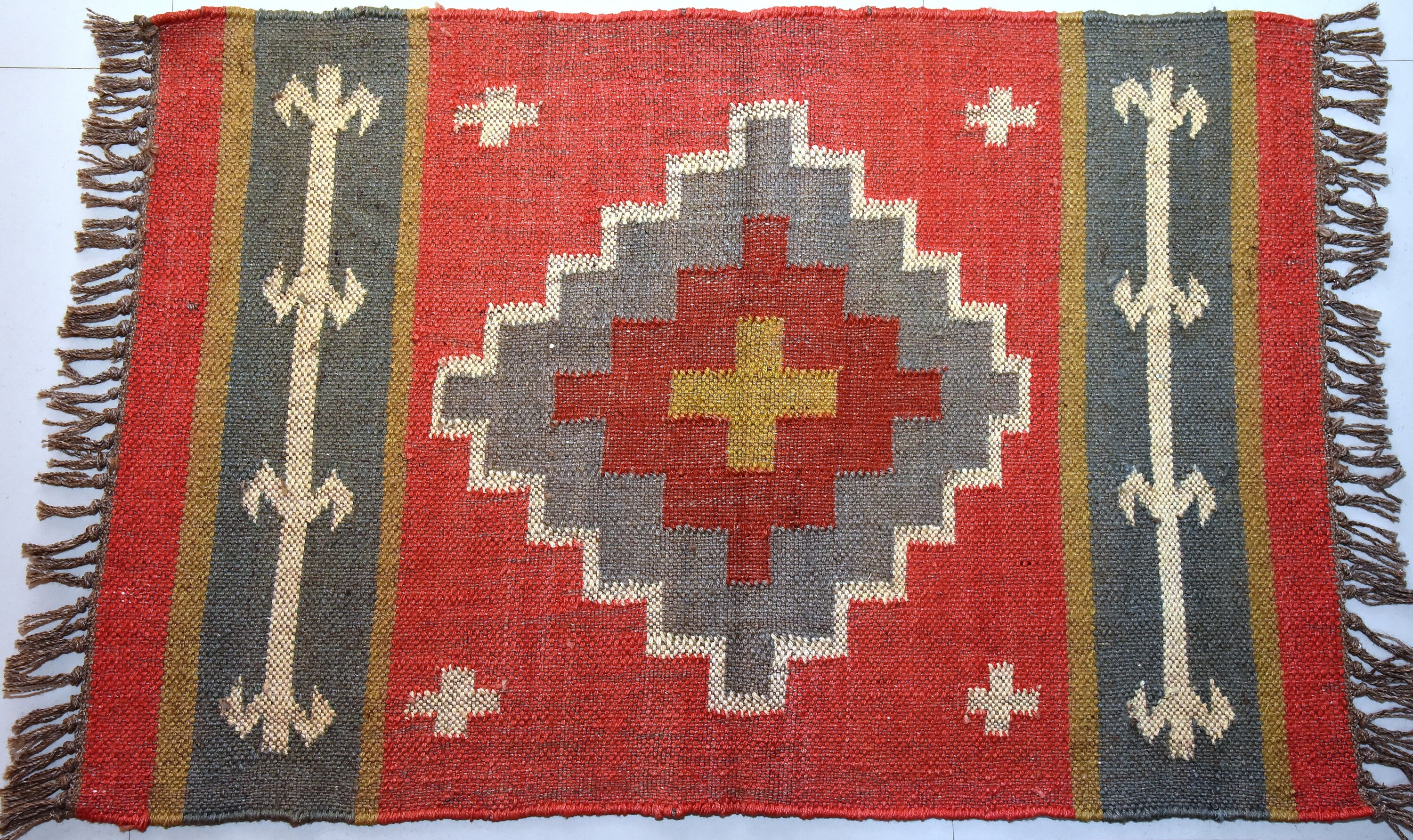 Rugs Bohemian rug 4X6 wool and jute rug wool jute mat 8X10 ft 5X8 6X9 wool jute rugs jute area