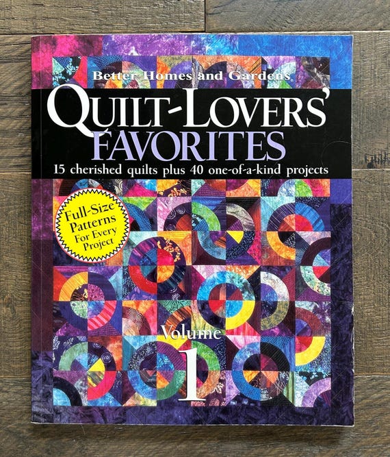 Quilt-Lovers' Favorites Volume 1 Better Homes and Gardens quilt pattern book