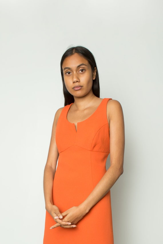 Vintage clementine mod shift mini dress