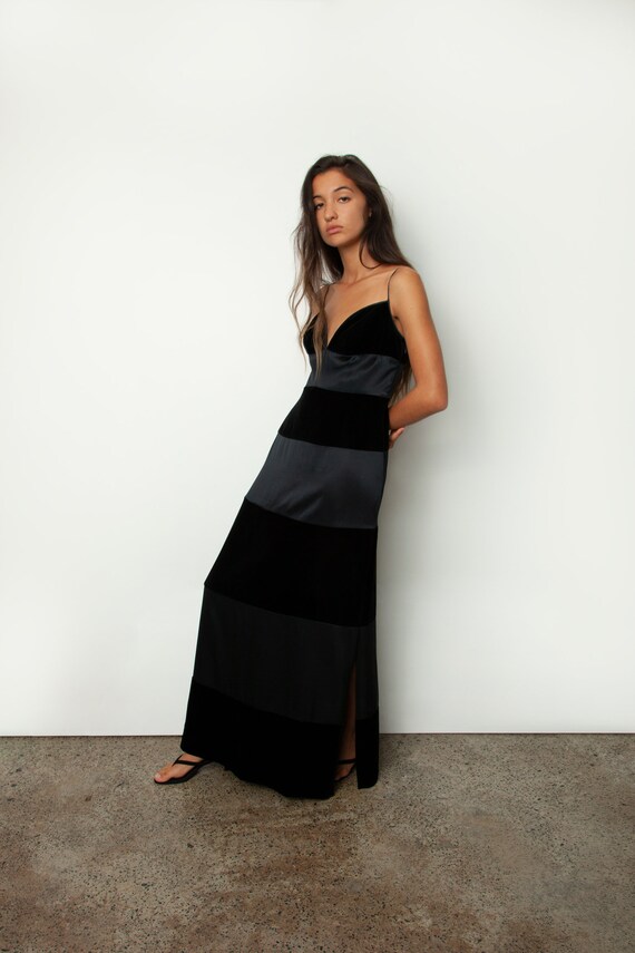 Vintage Emanuel by Emanuel Ungaro black silk velve