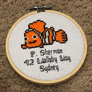 42 Wallaby Way Finding Nemo and Finding Dory Embroidery