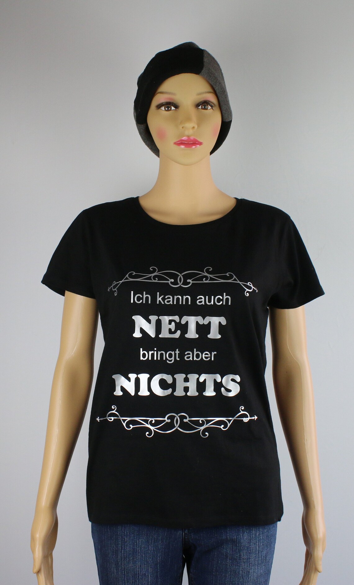 TShirt für Damen Spruch Damen TShirt in schwarz TShirt Etsy.de