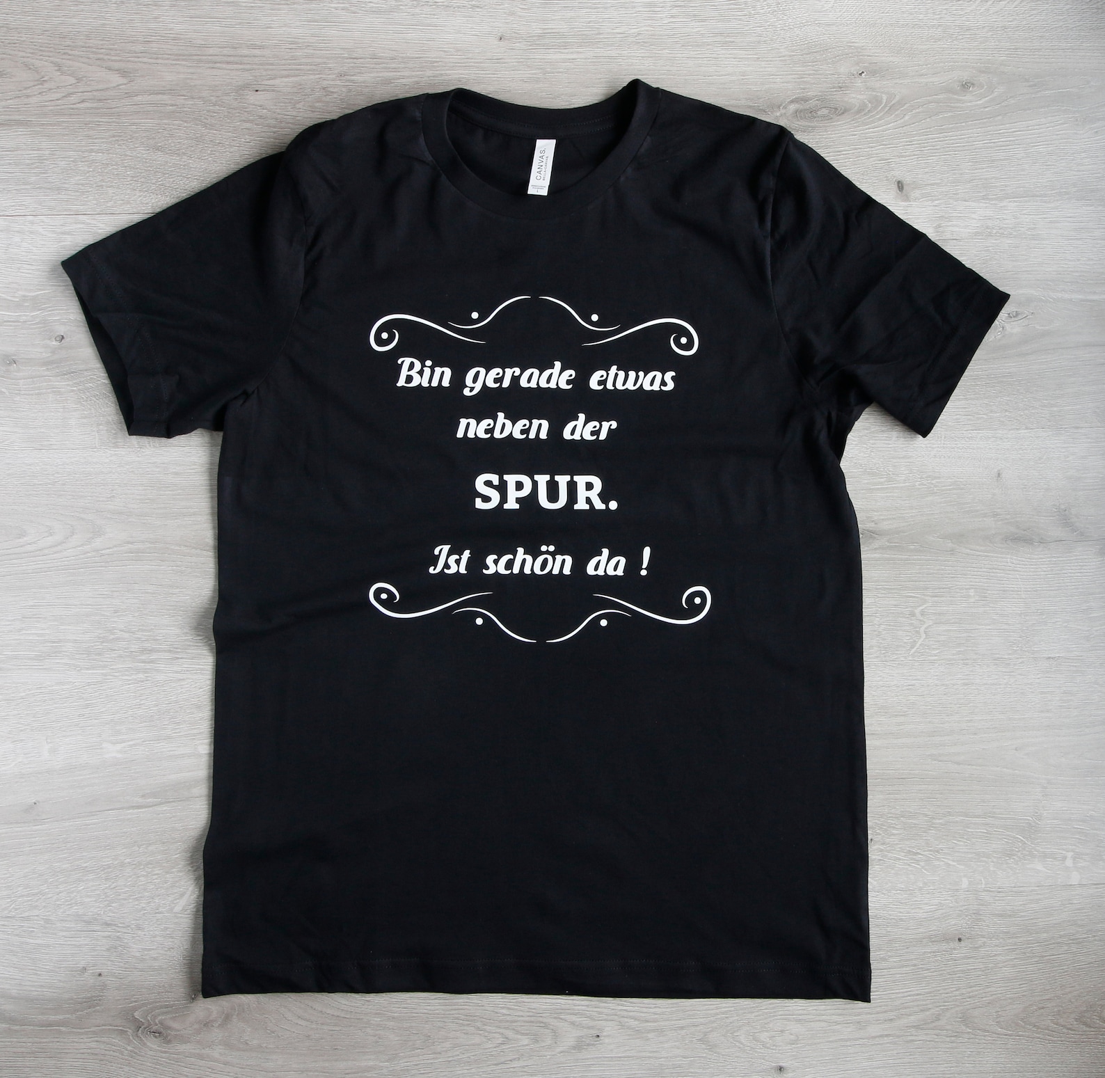 Tshirt Mit Spruch , Schwarzes Damen Tshirt, Tshirt in Schwarz Für