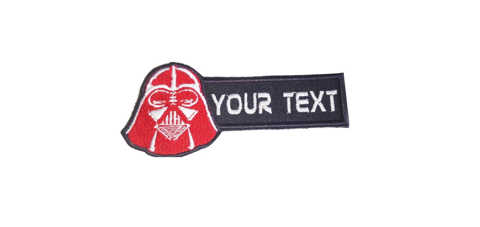 Star Wars Darth Vader Custom Name Text Embroidered Patch Hook - Etsy