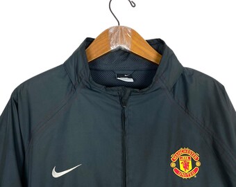 NIKE マンU Vodafone Total90 ジャケット Vintage Nike Total 90 Manchester United Football Jacket Soccer
