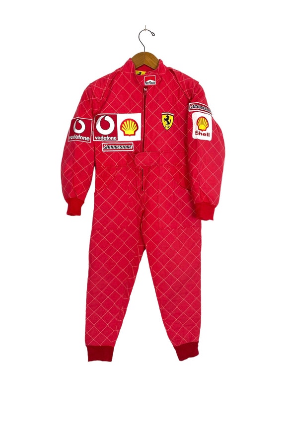 Vintage 90’s Ferrari Racing Suit Overall Boys Age 