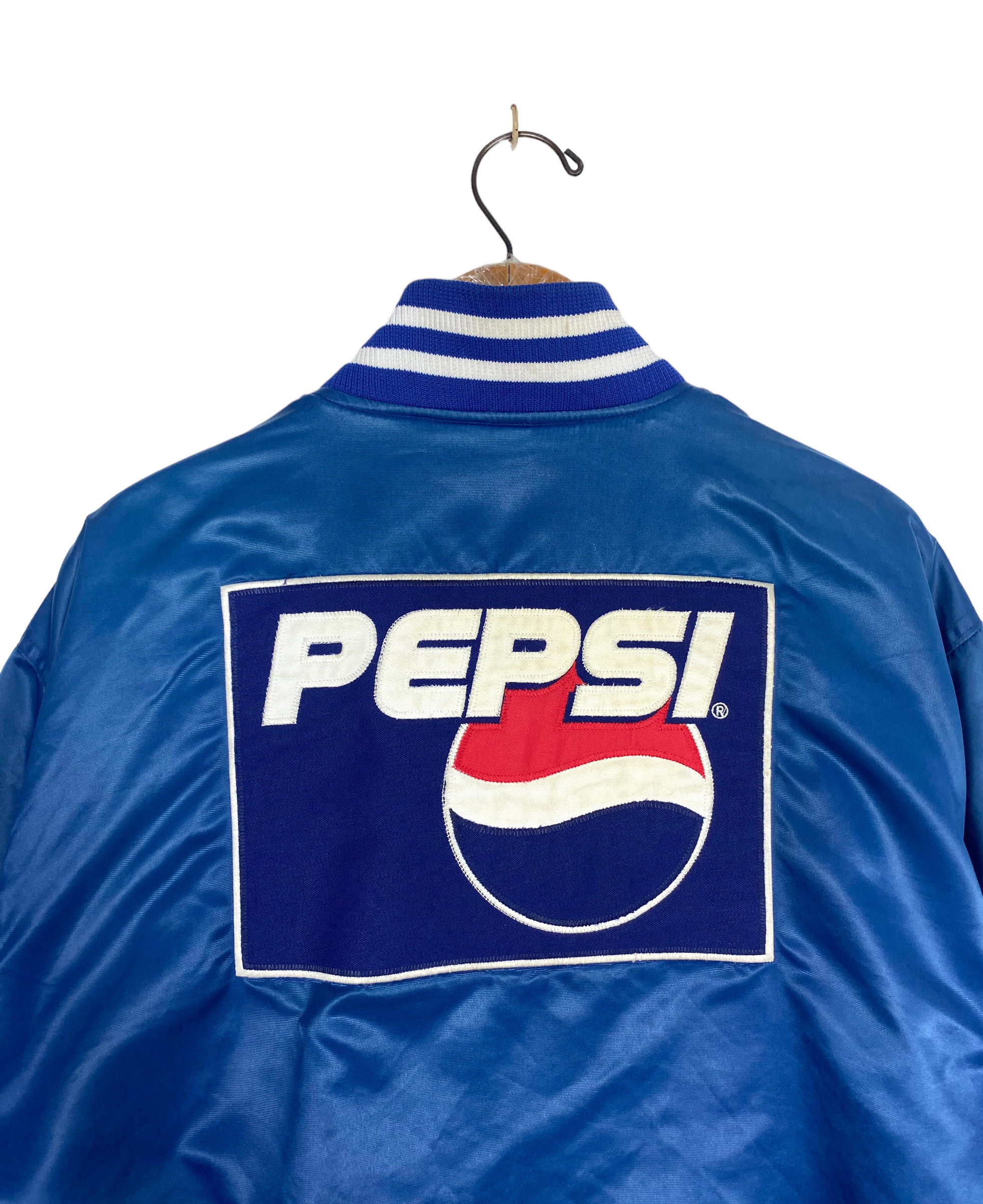 Vintage MLB Pepsi Ichiro Suzuki 51 Bomber Jacket Embroidery Vintage MLB Pepsi Ichiro Suzuki 51 Bomber Jacket Embroidery
