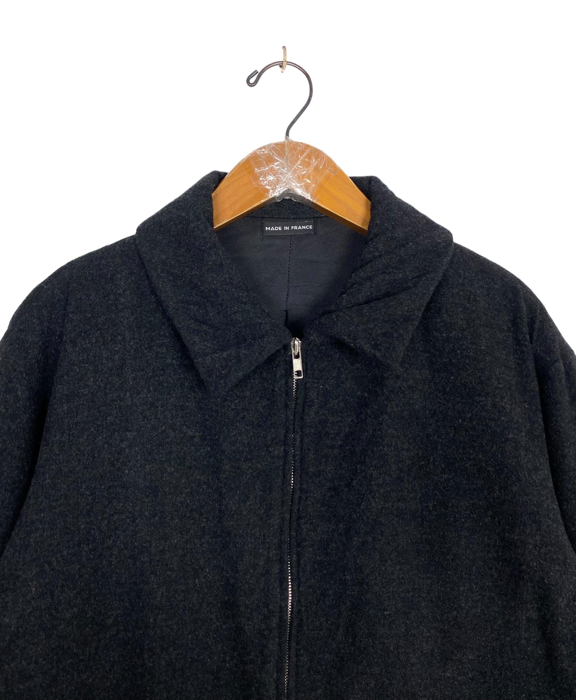 t*中様 vtg 90s agnès b. wool zip jacket Vtg 90s Agnes B Wool Long Coat Jacket - Etsy