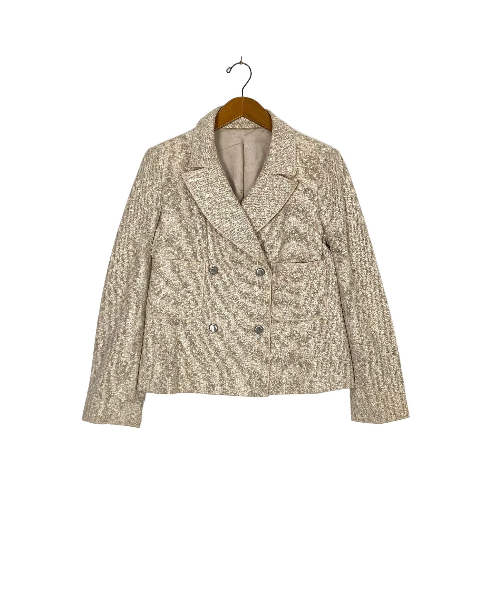 chanel vintage tweed jacket