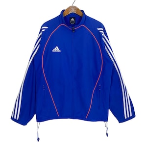80s usa製 adidas ATP keyrolan track vintage 80s ADIDAS ATP KEYROLAN BLUE THREE STRIPE ZIPPER