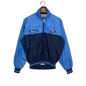Vintage Ellesse Wind up Tennis Windbreker Jacket Women's Small
