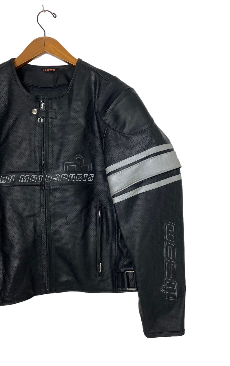 Vintage Icon Motorhead Black Leather Pursuit Jacket Asphalt ...