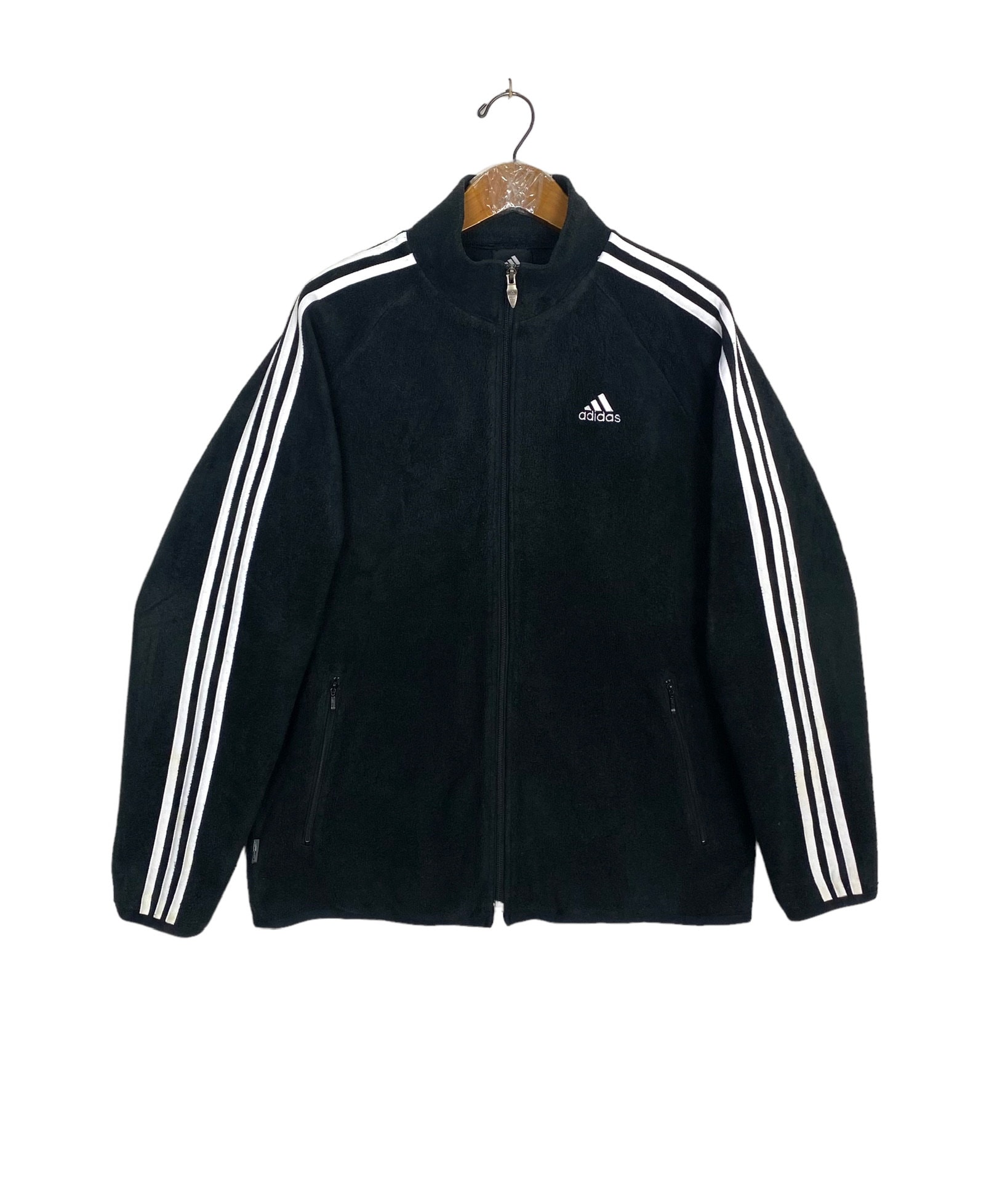 Vintage Adidas Fleece Zipper Small Logo Men's Small Size Rare
