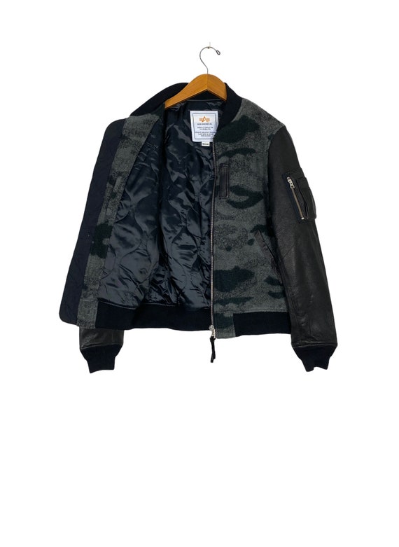 90s usa製 ALPHA ma-1 bomber jacket camo Alpha Industries Men MA-1 CTN Jacket camo woodland camo