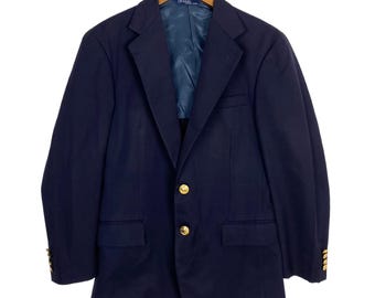 Vintage Polo Ralph Lauren Made in USA Union Made Double Collar