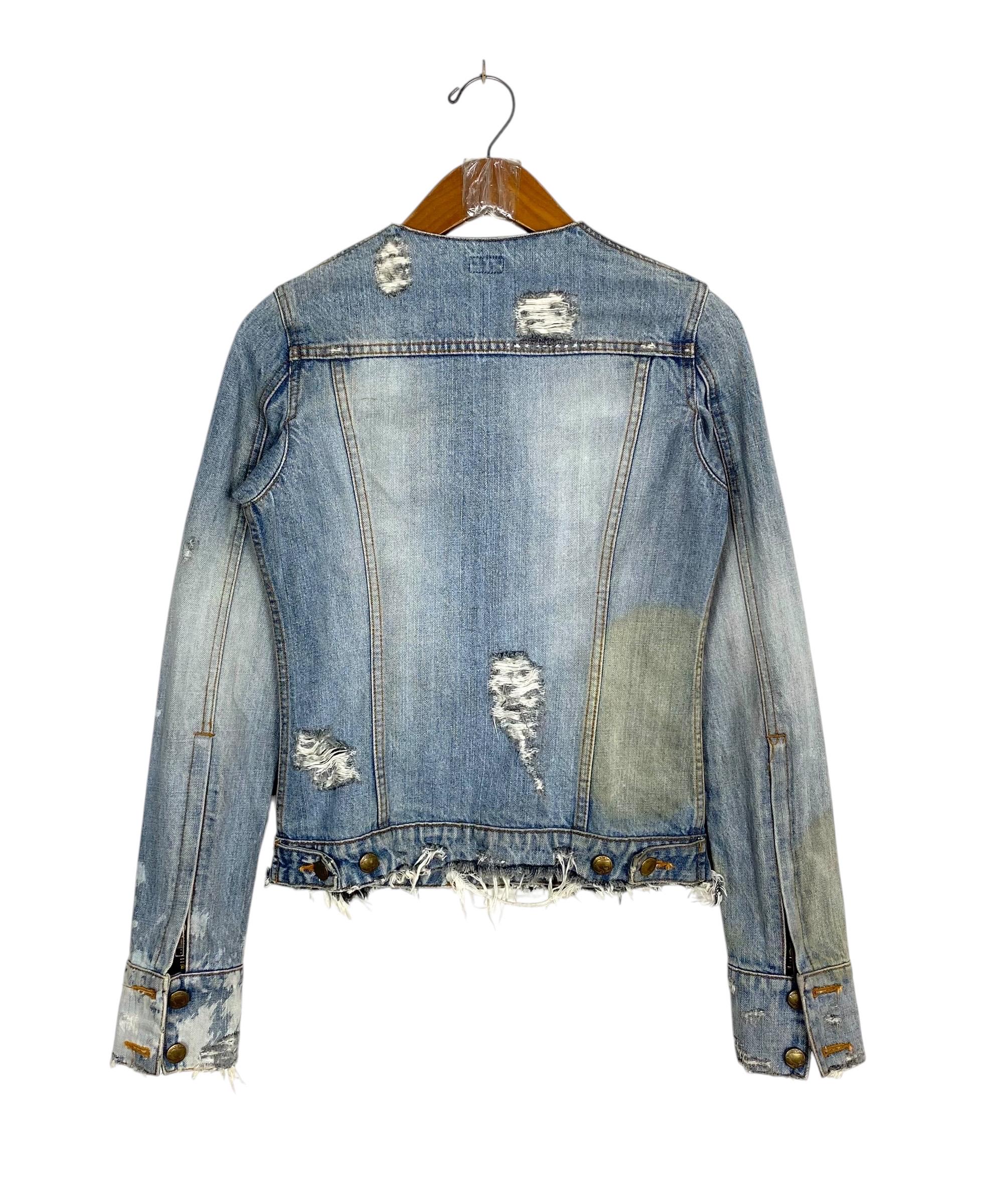 Le Grand Bleu (LGB) Bleach Distressed Denim Jacket Made in Japan