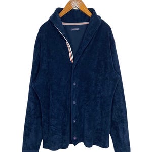 Tommy Hilfiger Fleece Cardigan Men’s Medium Size Rare