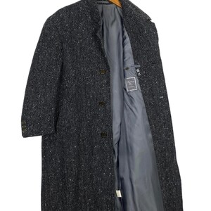 Very Rare Vintage Christian Dior Monsieur Herringbone Wool Coat Men’s Small Oversize