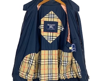 Vintage Burberry Wool Quilted Novacheck Jacket - Etsy