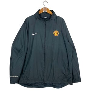 NIKE 00s マンチェスターユナイテッド ウインドブレーカー　ブラック 古着 00年代 ナイキ NIKE MANCHESTER UNITED マンチェスター