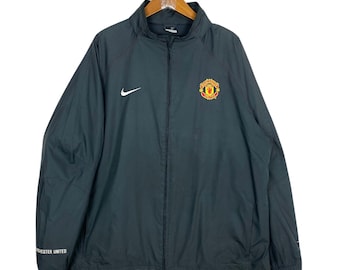 Vintage Manchester United X Nike X DHL Windbreaker Jacket - Etsy