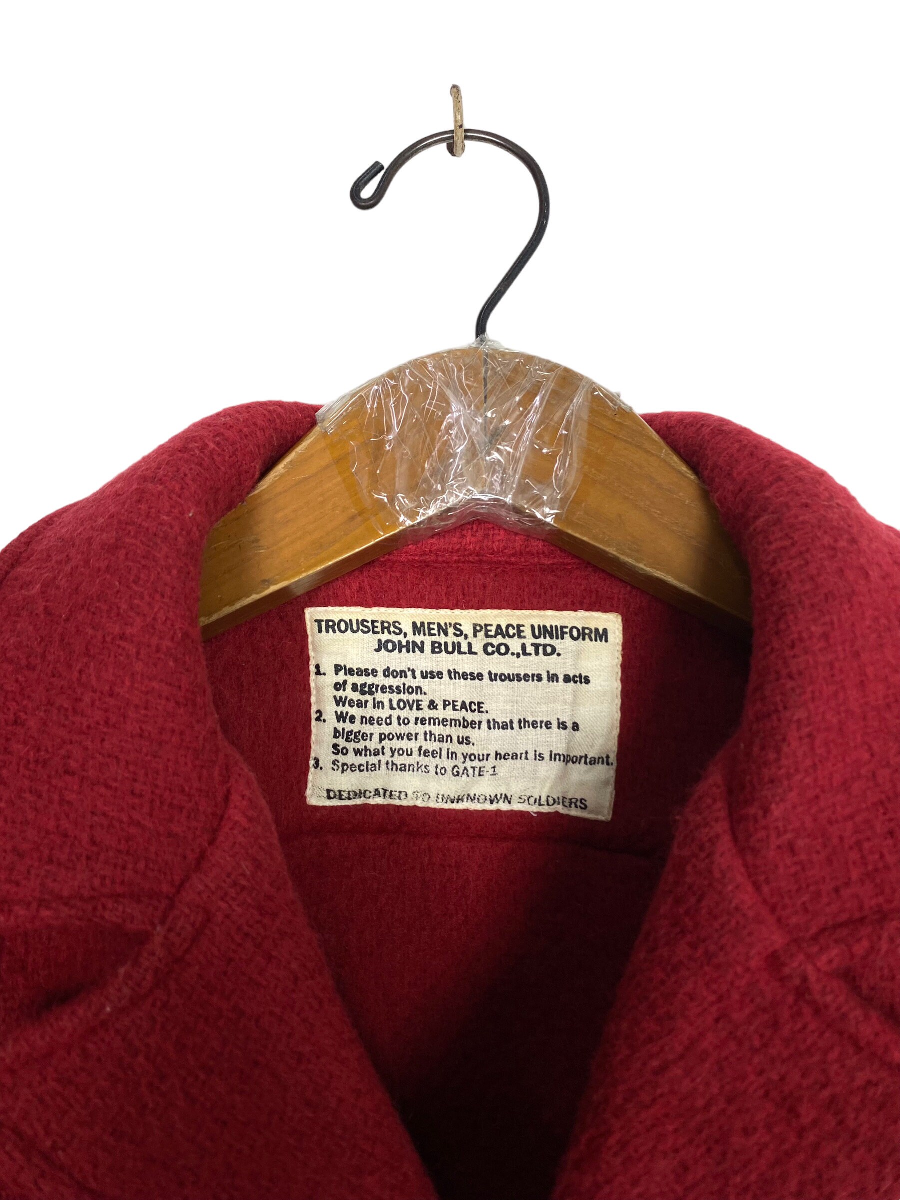 Vintage Johnbull Wool Military Army Jacket Men's Extra Small