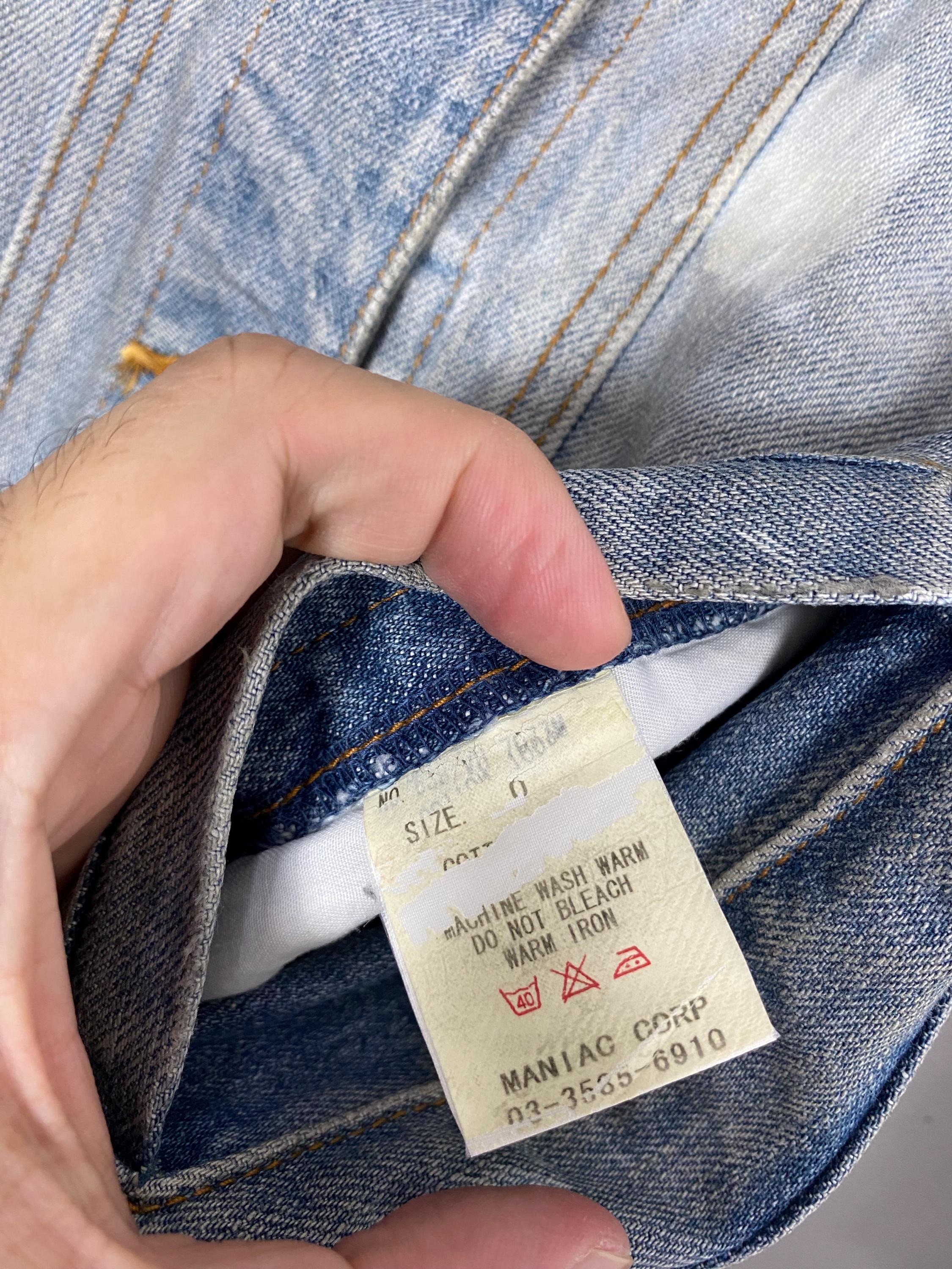 Le Grand Bleu (LGB) Bleach Distressed Denim Jacket Made in Japan
