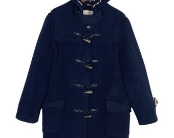 Vintage Silas England Tradition Duffle Wool Coat Made in England 