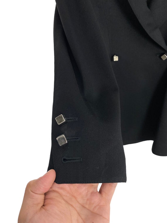 Veste/blazer Vintage Claude Montana Taille 38/4 - Laine Orange, Fabriqué En Italie, Occasion Très Bon état