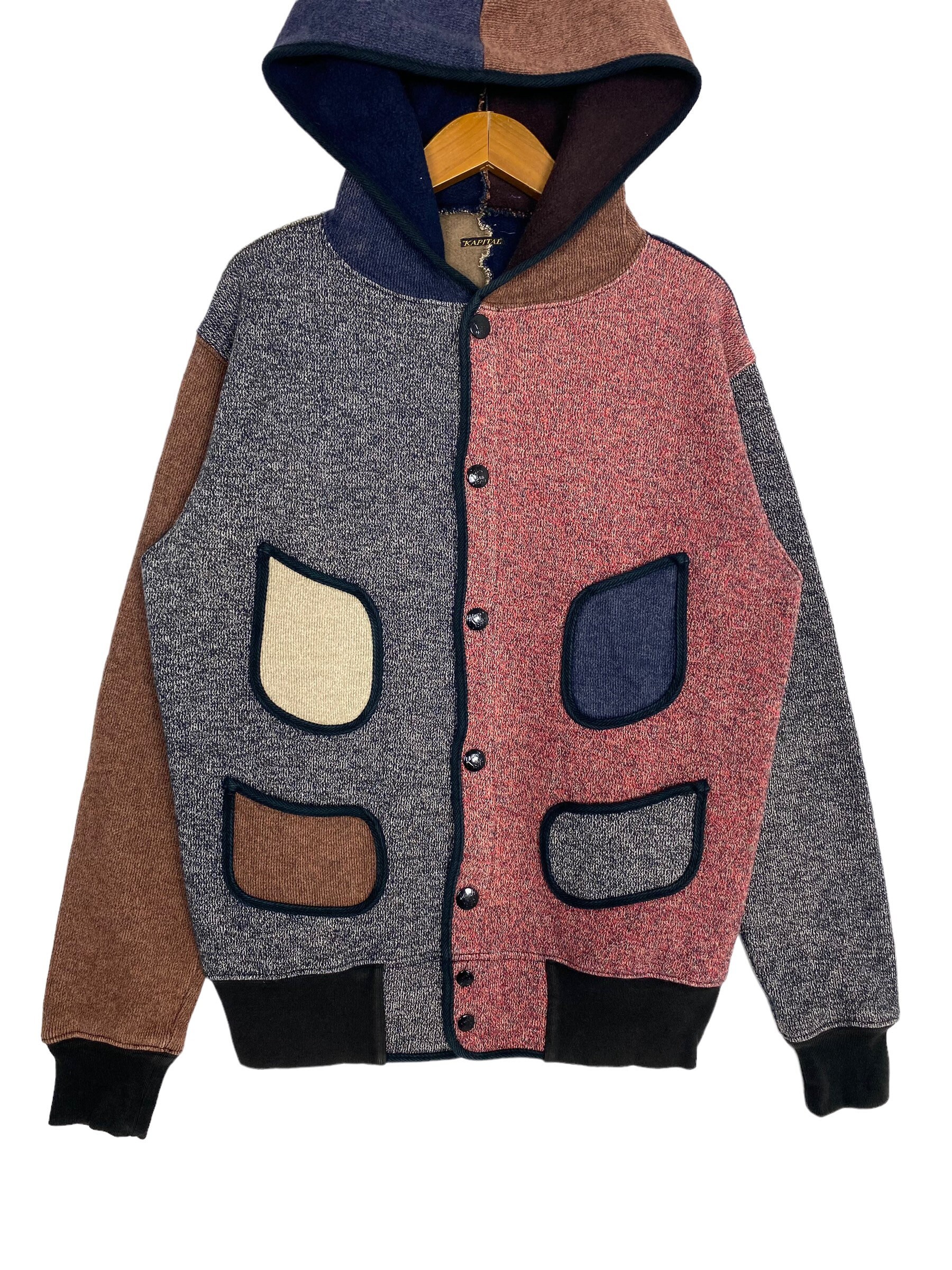 Made To Order Patchworked Oversized Hooded Blouson - Men - Ready