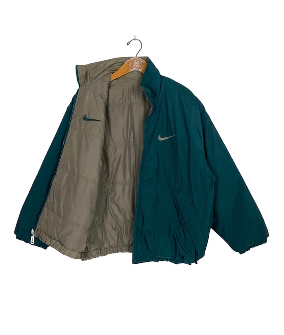 Vintage Nike Swoosh Reversible Jacket Embroidery Big Logo Vintage Nike Swoosh Reversible Jacket Embroidery Big Logo