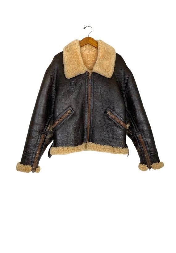 Vintage Golden Bear Shearling Sheepskin 