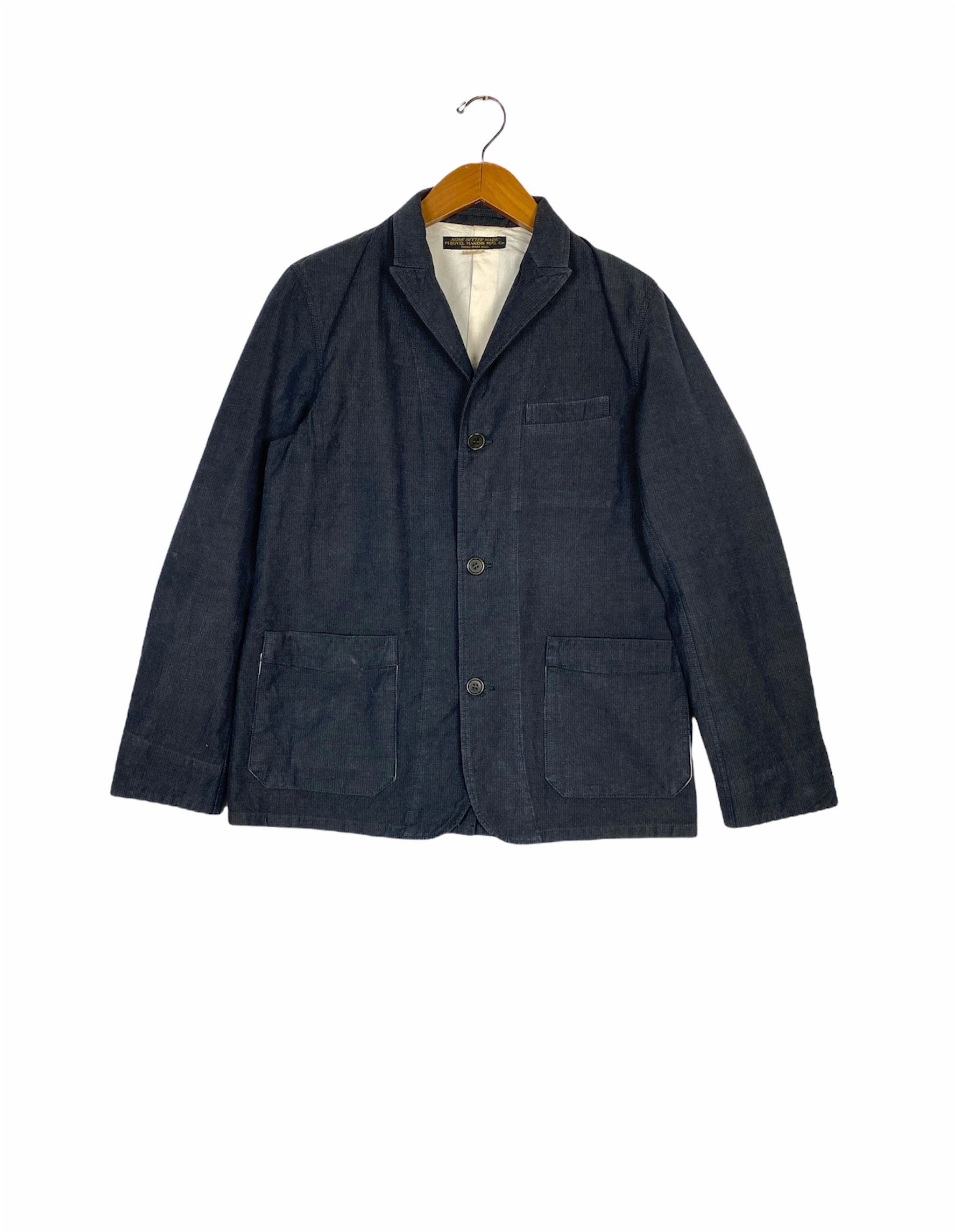 セールの定価 phigvel wool work jacket （Black navy） - トップス