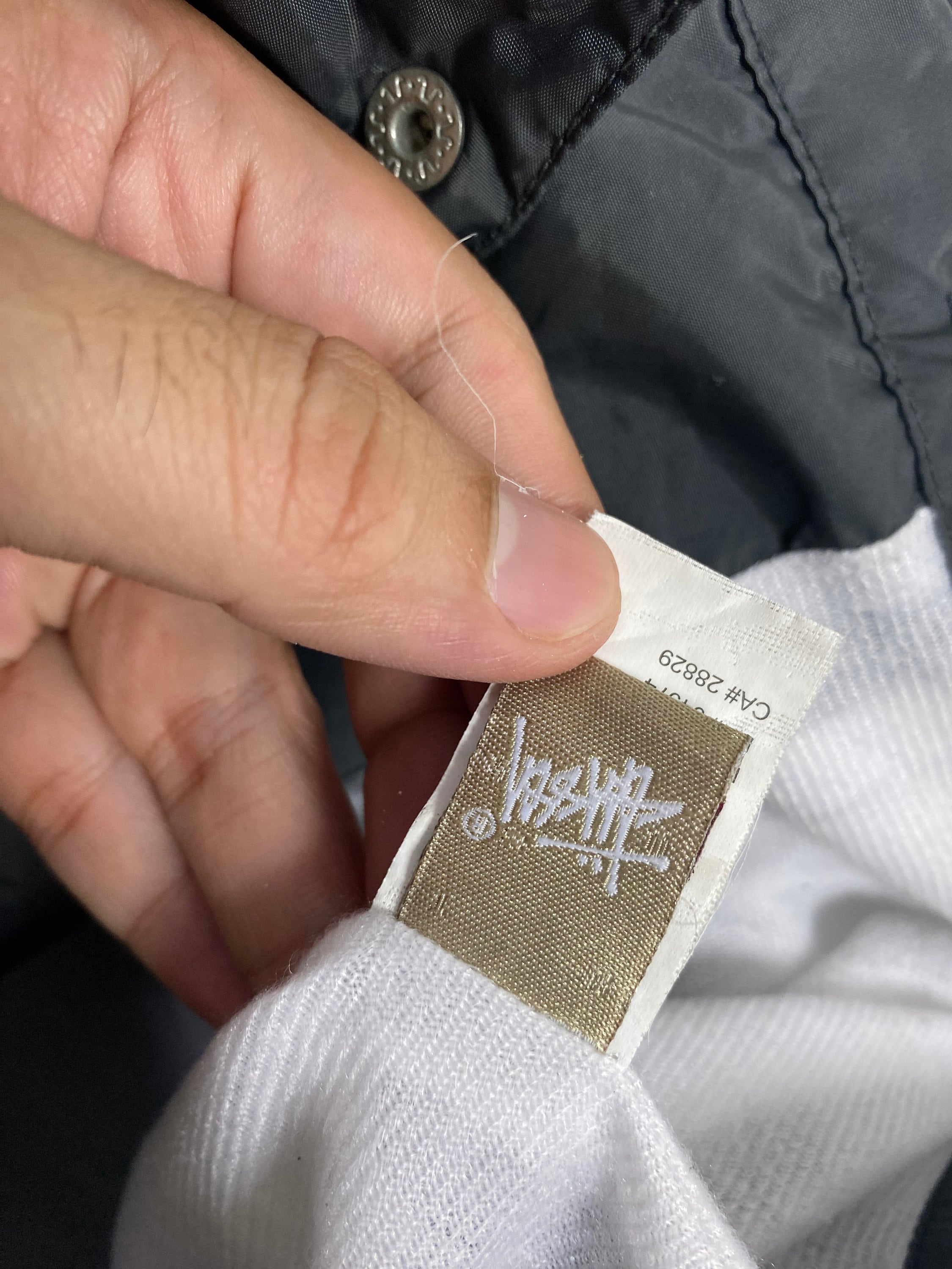 Vintage Stussy Light Jacket Spellout Big Logo Men's Medium Vintage Stussy Light Jacket Spellout Big Logo Men's Medium