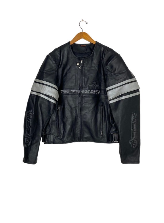 Vintage Icon Motorhead Black Leather Pursuit Jacke