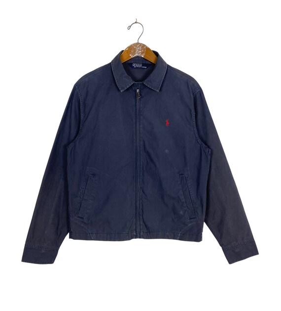 素晴らしい外見 Vintage Polo Ralph Lauren Zipper Jacket Men's Medium Size ジャケット・アウター