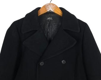 ジャケット・アウター archive A.P.C. Wool Pea Coat Jacket Recycled wool pea coat | Outerwear | A.P.C. Ready-to-Wear