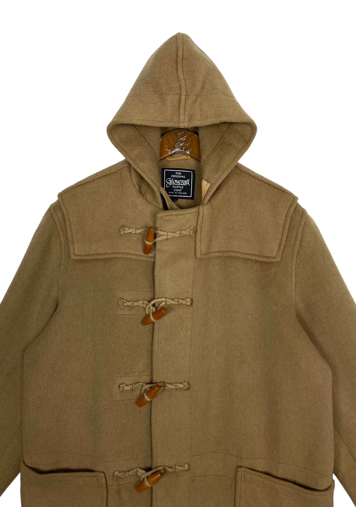 Vintage Gloverall Wool Duffle Coat Made in England Mens Medium Size ...