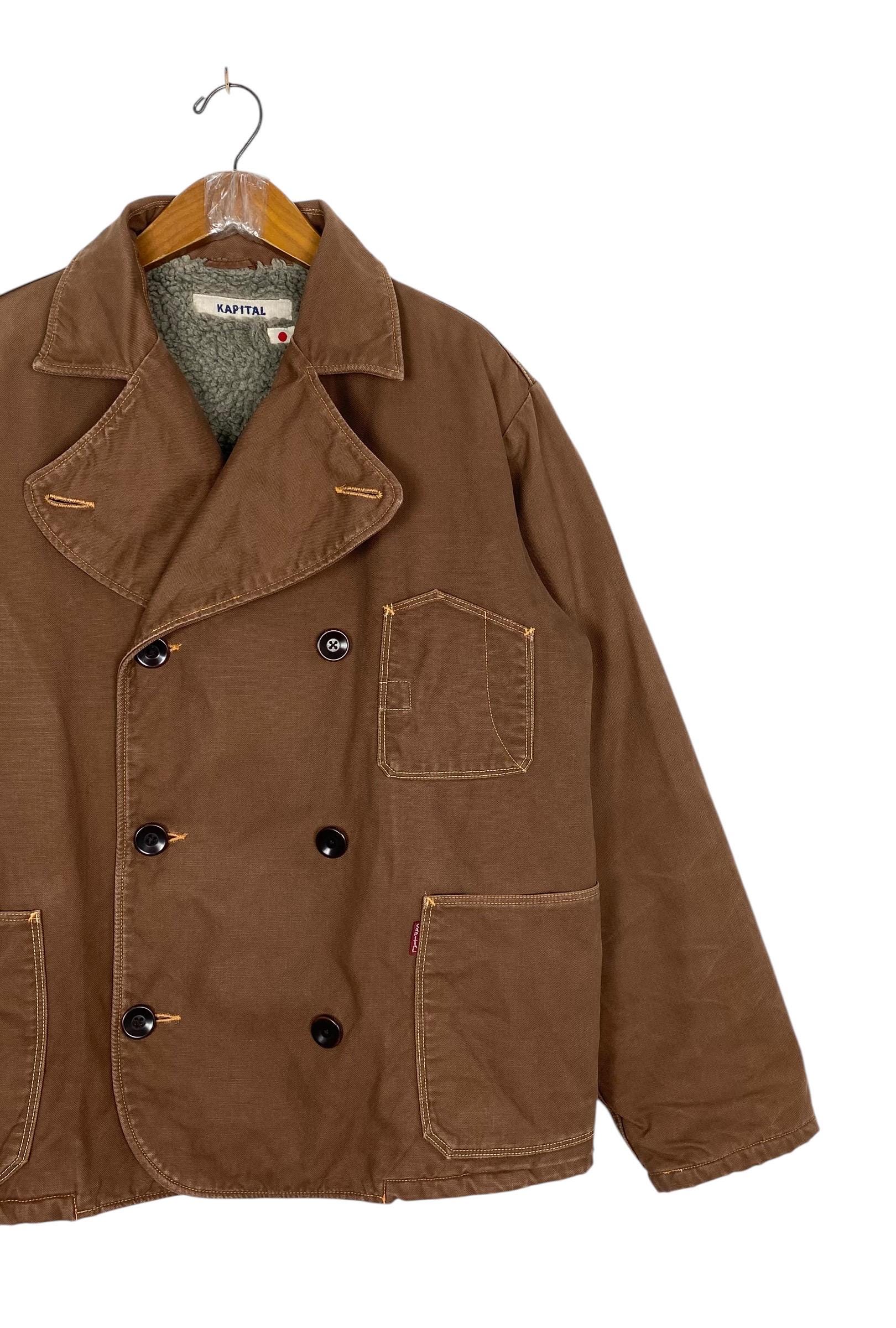 Kapital Double Breasted Workwear Chore Jacket Made in Japan Men's