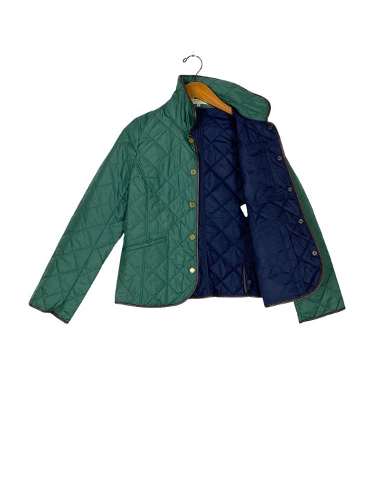 Vintage Mackintosh Philosophy Green Quilted Coat … - image 2